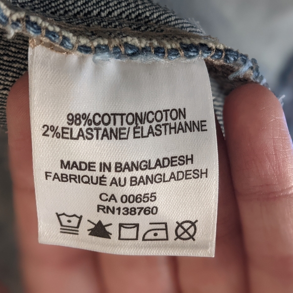 XS/S Like New Reitmans Denim Jean Medium Wash Jacket Blue Button Up Pockets - Picture 8 of 10